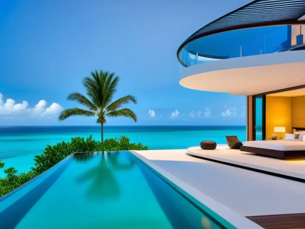Villa de lujo en el Caribe con vistas al mar y piscina infinita Adquisición de propiedades de lujo en el Caribe: Villa moderna frente al mar con vistas impresionantes y diseño sofisticado