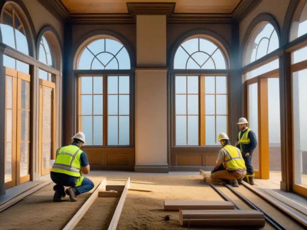 Restauración de edificio histórico: fusión de tradición y modernidad Arquitectos y obreros adaptan propiedad histórica con elementos contemporáneos
