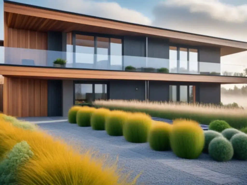 Diseño sostenible: edificio ecofriendly para climas extremos Arquitectura sustentable para climas extremos con diseño innovador y materiales ecoamigables
