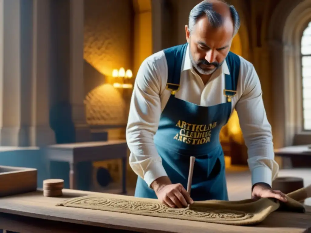Restauración detallada: Preservando la historia con maestría Artista de restauración de propiedades históricas limpiando detalles arquitectónicos en edificio centenario