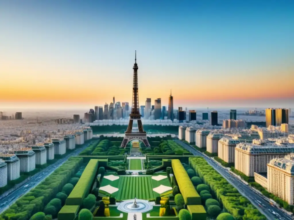 Inversiones inmobiliarias internacionales: lujo y diversidad urbana Invierte en bienes raíces internacionales con esta impresionante imagen de propiedades de diversas ciudades icónicas
