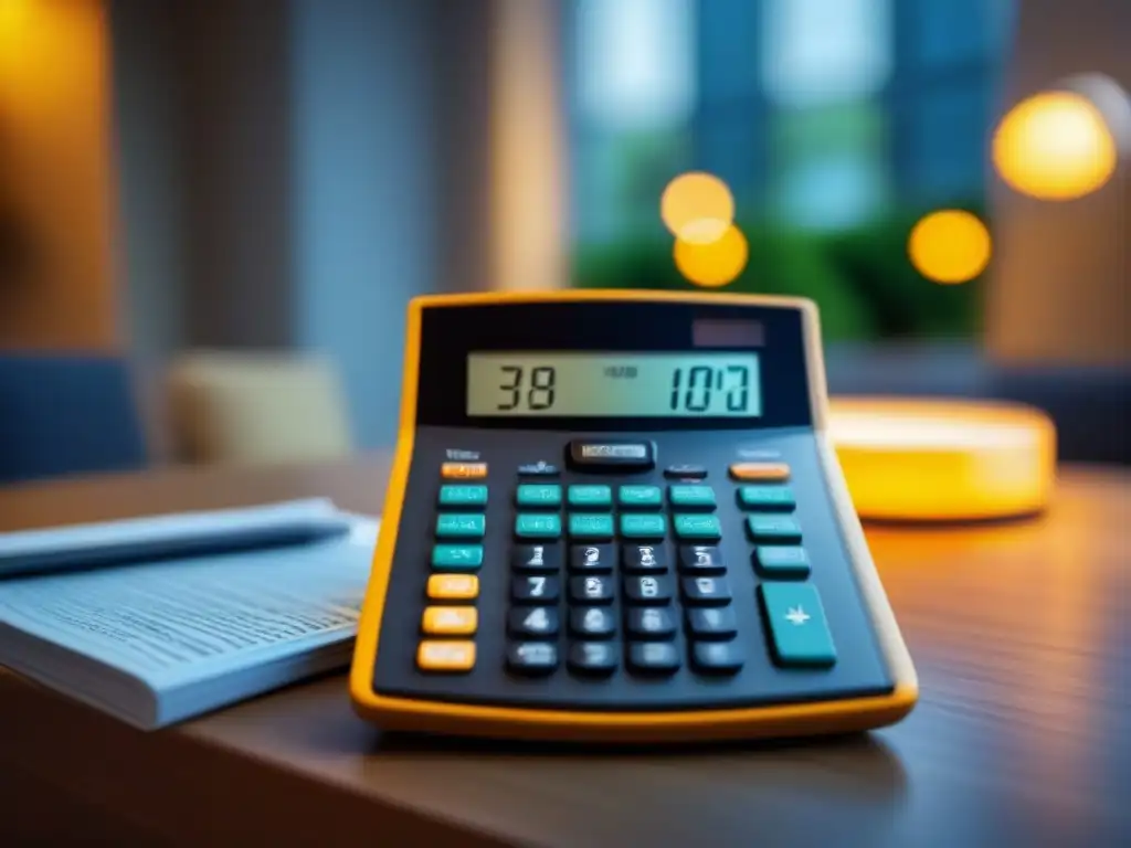 Calculadora futurista para seguro de hogar: valor de reemplazo detallado Calculadora de valor de reposición para seguro de vivienda con diseño futurista y detalles precisos