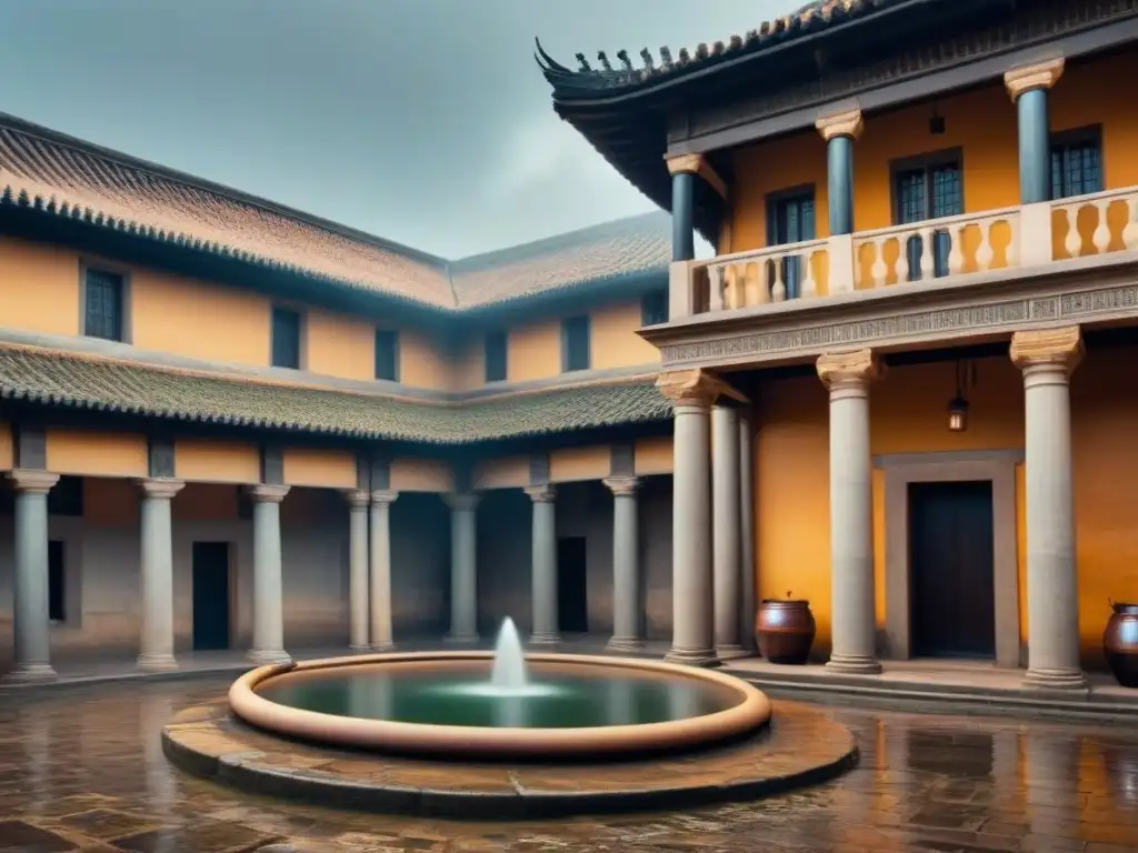 Edificio antiguo con sistema de recolección de agua moderno Captación de agua de lluvia en edificios antiguos: fusión perfecta de lo antiguo y lo moderno