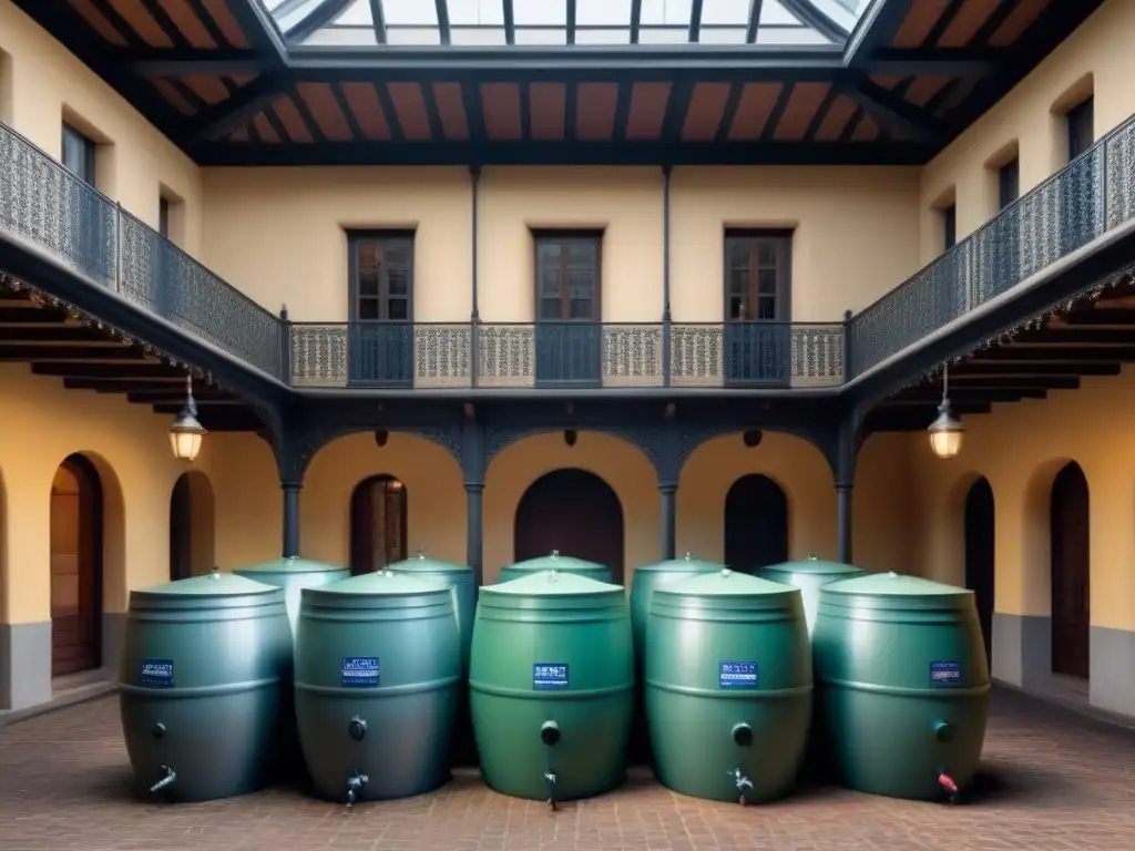 Armonía histórica: sistema de recolección de agua de lluvia integrado Captación de agua de lluvia en edificios antiguos: fusión perfecta de tradición y modernidad