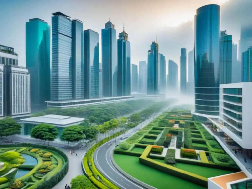 Metrópolis vibrante: escenario de inversión inmobiliaria moderna Descubre la ciudad moderna y vibrante, ideal para invertir en REITs desde casa