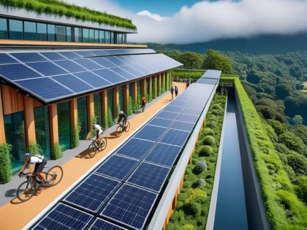 Complejo ecoamigable: diseño sustentable y verde Un complejo moderno y sostenible con certificaciones verdes proyectos inmobiliarios