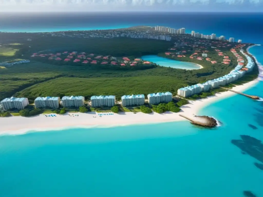 Maravillas de Barbados: aguas turquesas y propiedades de lujo Contraste entre el mar turquesa y propiedades de lujo en Barbados