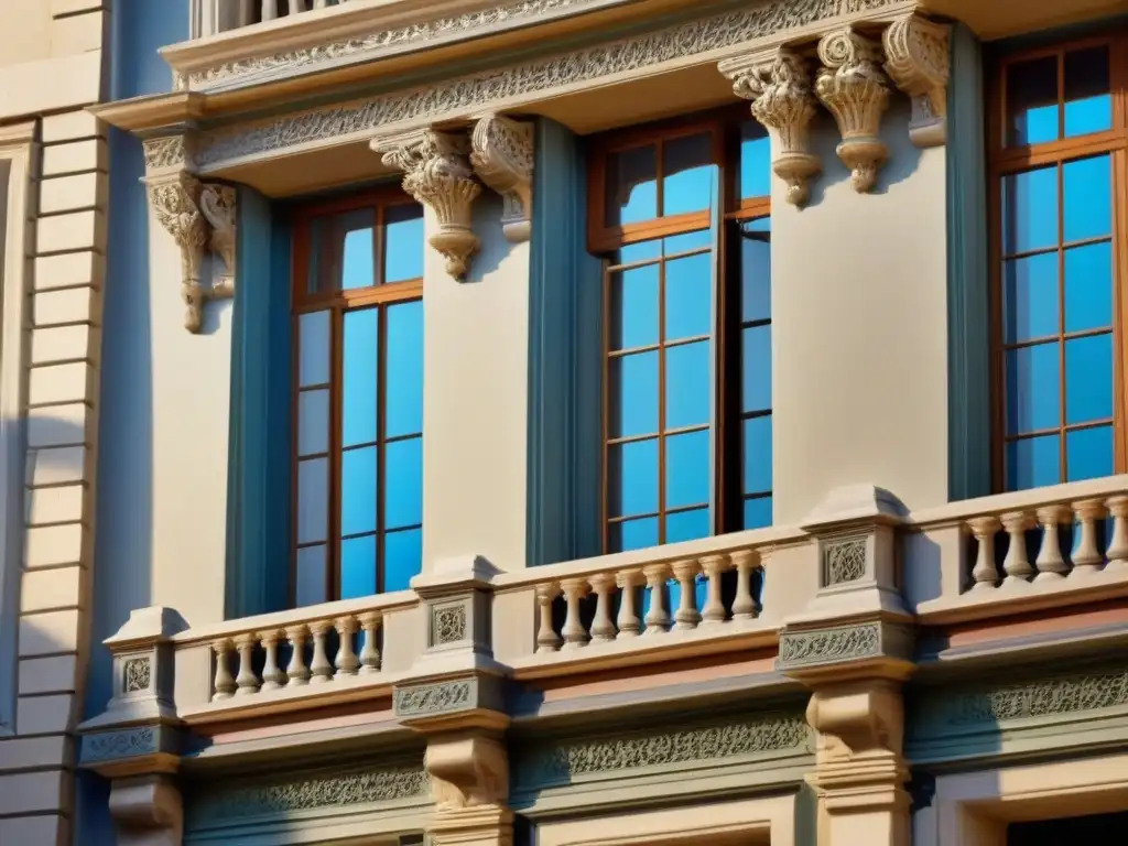 Restauración detallada: artesanos reviven fachada histórica con maestría Un cuidadoso trabajo de restauración de propiedades históricas en comunidad, resaltando la artesanía detallada y la colaboración