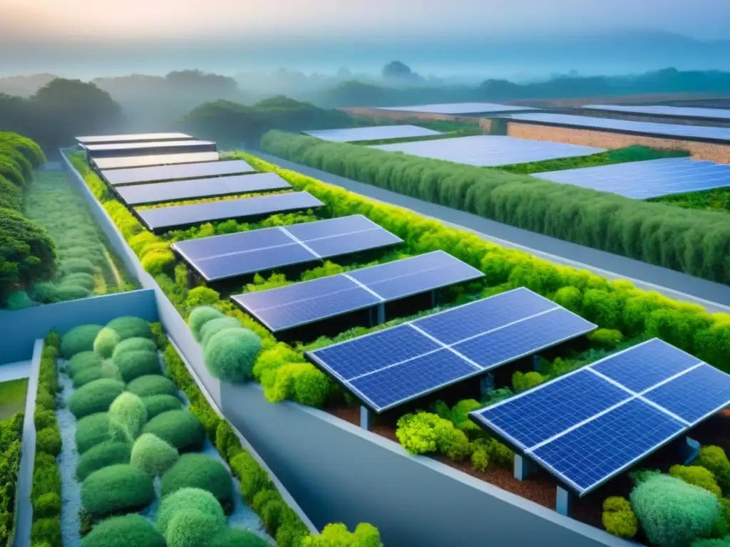 Desarrollo inmobiliario sostenible: armonía moderna con la naturaleza Deslumbrante desarrollo inmobiliario sostenible integrando principios sostenibles inmobiliarios