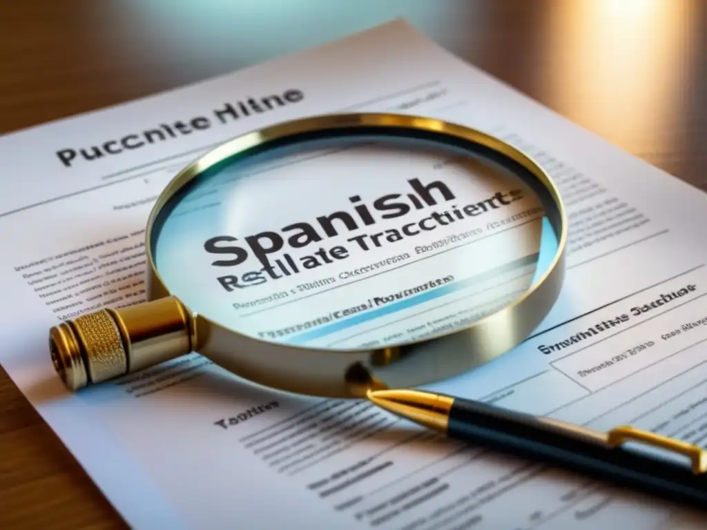 Contrato de venta de propiedades en España: Detalles clave examinados Detalle de cláusulas de contrato inmobiliario en España