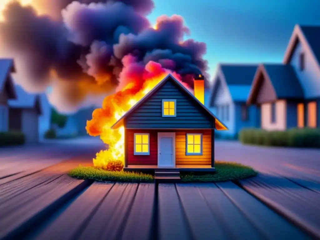 Seguro de hogar: Protección completa con símbolos y colores Un diseño detallado y moderno de seguros propietarios vivienda coberturas esenciales, con símbolos y colores distintivos