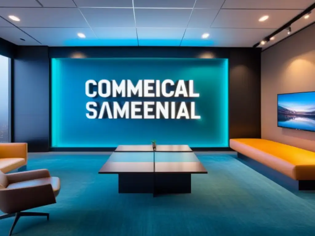 Espacio comercial versátil y moderno: Diseño ultradetallado para atraer a una clientela diversa Diseño espacios comerciales multifuncionales: ambiente dinámico con mobiliario contemporáneo y colores vibrantes