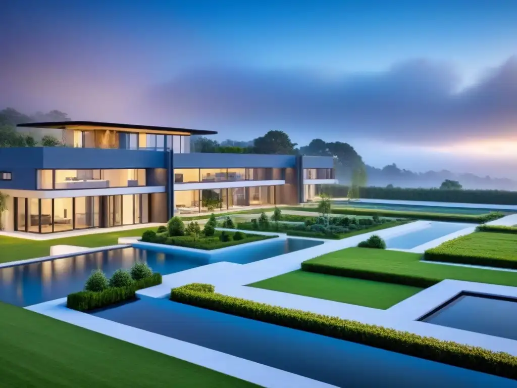 Plan arquitectónico innovador para inversiones inmobiliarias Diseño innovador con estrategias de composición de portafolio inmobiliario