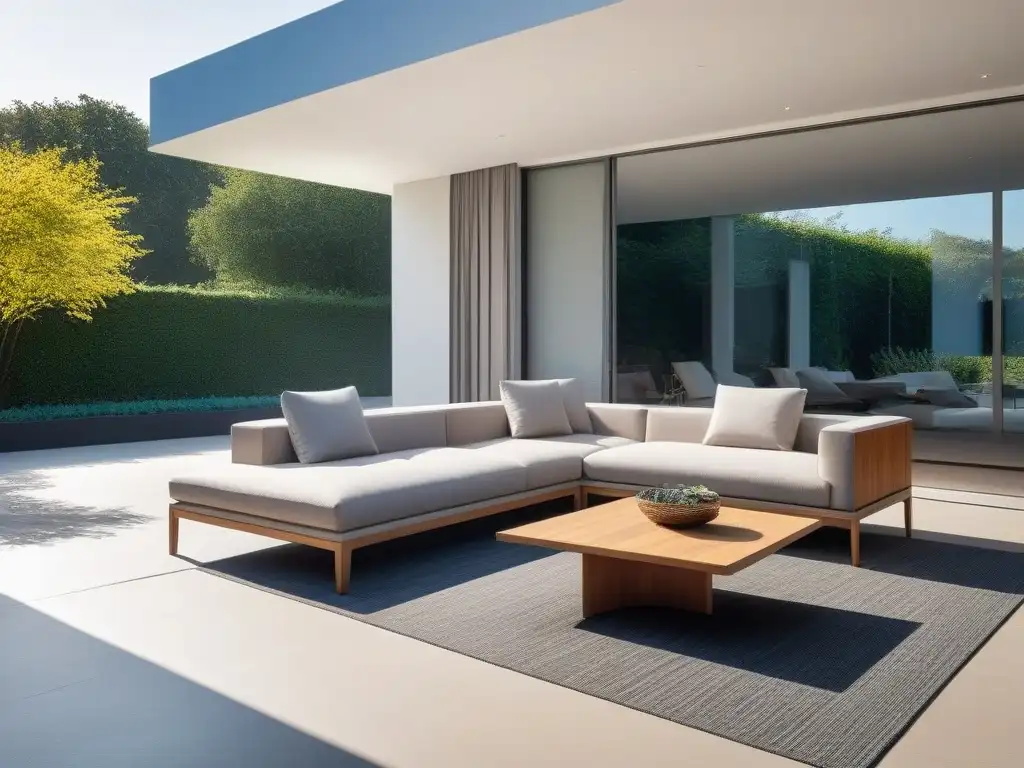 Espacio moderno y luminoso: diseño minimalista en sala de estar Un diseño moderno con equilibrio en espacios abiertos, muebles minimalistas y toques de color vibrante