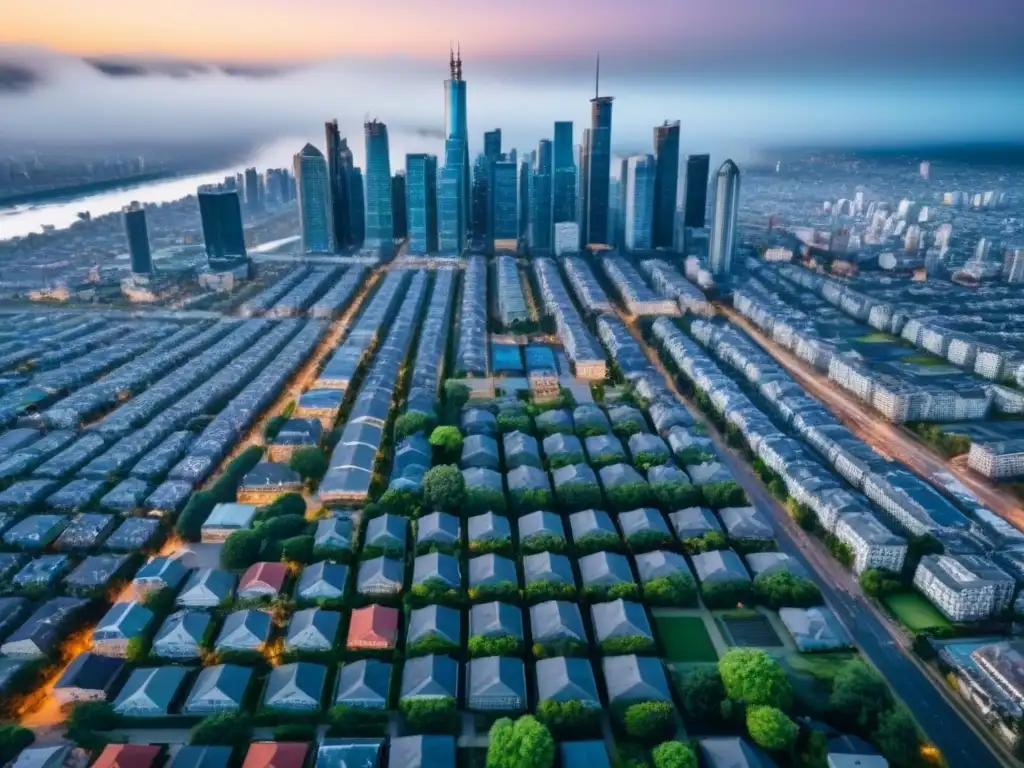 Metrópolis vibrante: diversidad arquitectónica y mercado inmobiliario La diversidad arquitectónica de una ciudad bulliciosa ilustra los riesgos de subastas inmobiliarias embargadas