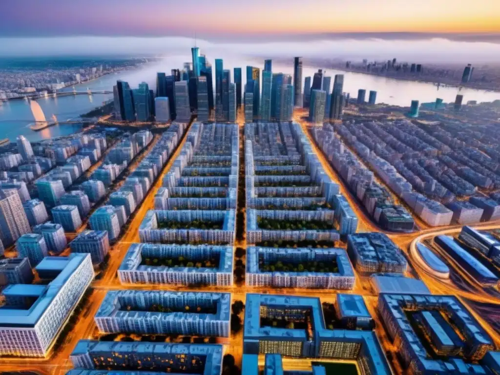 Inversiones inmobiliarias alternativas en una ciudad moderna y diversa Diversificación inversiones inmobiliarias alternativas en la moderna ciudad: rascacielos, comercios, espacios verdes y transporte público eficiente