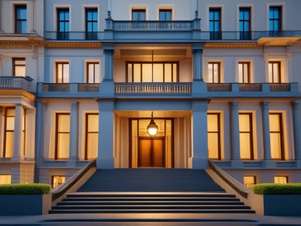 Arquitectura histórica con accesibilidad moderna: un equilibrio perfecto Edificio histórico modernizado con accesibilidad integrada, fusionando pasado y presente en arquitectura innovadora