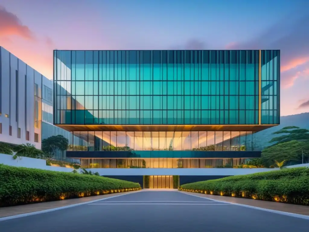 Edificio moderno en Tegucigalpa: símbolo de crecimiento y prosperidad Edificio moderno en Tegucigalpa refleja innovación y crecimiento en leyes inmobiliarias Honduras inversor