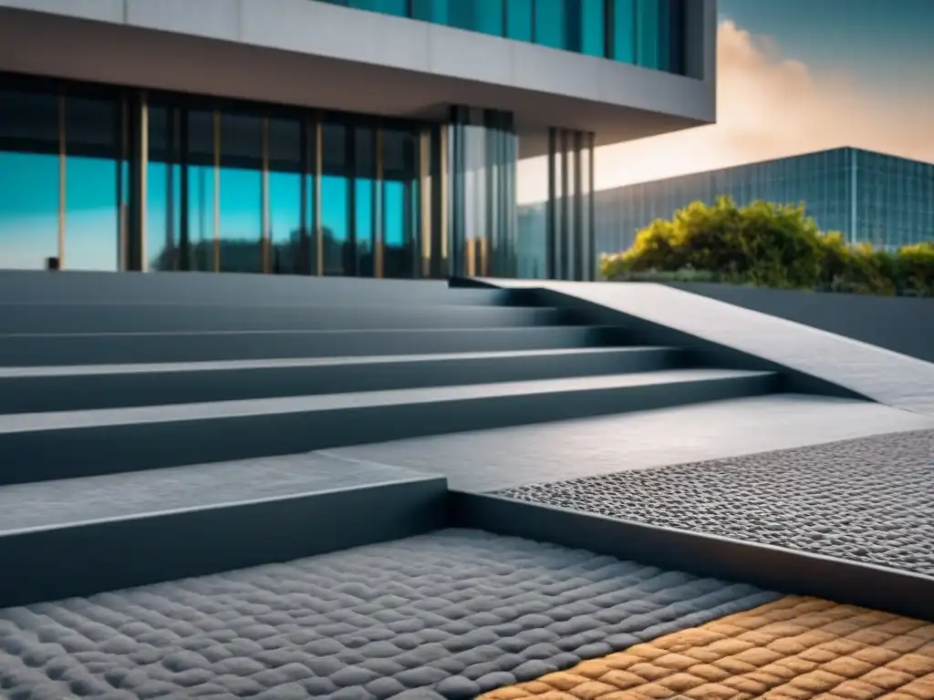 Arquitectura accesible en CDMX: detalles en 8k Edificio moderno en CDMX con rampas para sillas de ruedas, entradas accesibles y señalética clara cumpliendo Requisitos accesibilidad inmuebles México