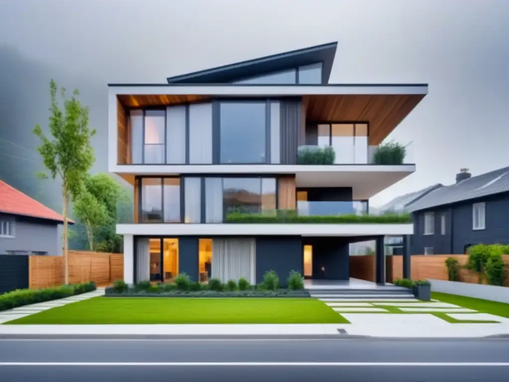Renovación eco-innovadora: plan arquitectónico con incentivos fiscales Transformación de edificio residencial con incentivos fiscales para diseño sostenible y renovación urbana