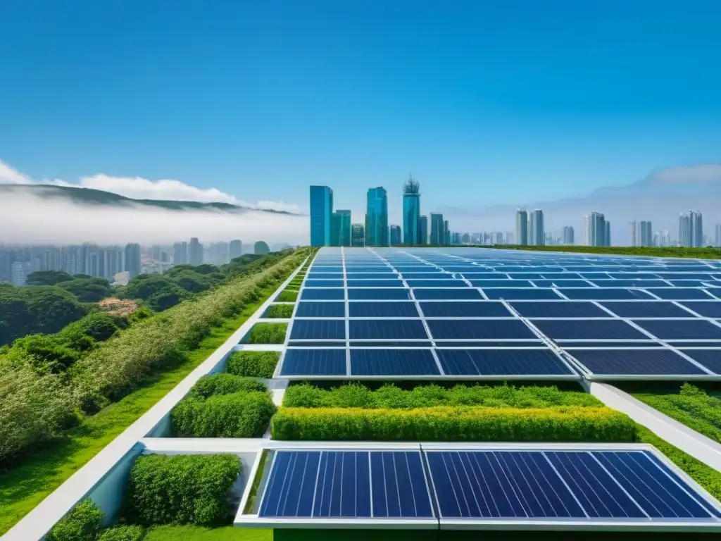 Edificio verde futurista: sostenibilidad y modernidad Edificio verde futurista con certificaciones verdes mercado inmobiliario, integrando sostenibilidad y arquitectura moderna