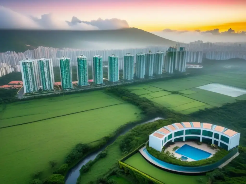 Residencial de lujo en Venezuela: modernidad y sofisticación Elegante desarrollo inmobiliario en Venezuela, reflejando lujo y sofisticación urbana en transición