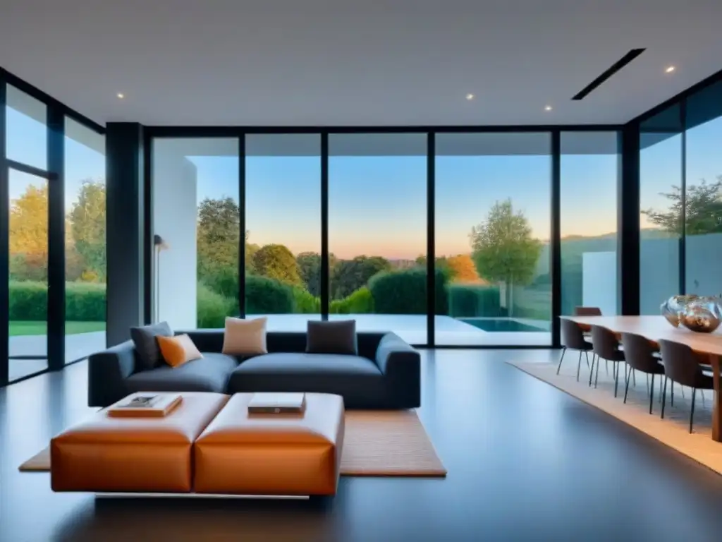 Residencia de lujo con diseño contemporáneo y jardín exquisito Elegante mansión moderna con jardín y diseño contemporáneo, destacando impuestos herencia propiedades inmobiliarias