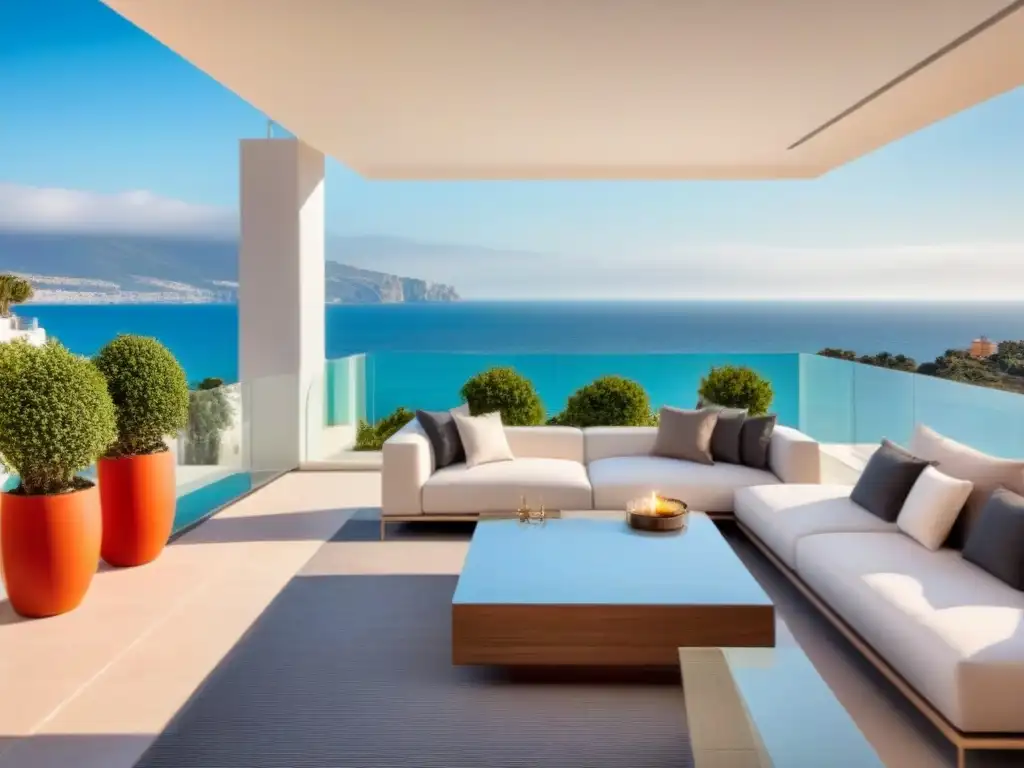 Penthouse de lujo con vistas al mar en Marbella, España Elegante penthouse de lujo en Marbella con vistas al mar en España