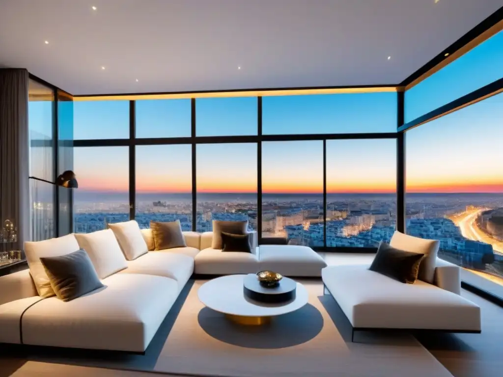 Penthouse de lujo con vistas panorámicas en Madrid Elegante penthouse en Madrid con vista panorámica
