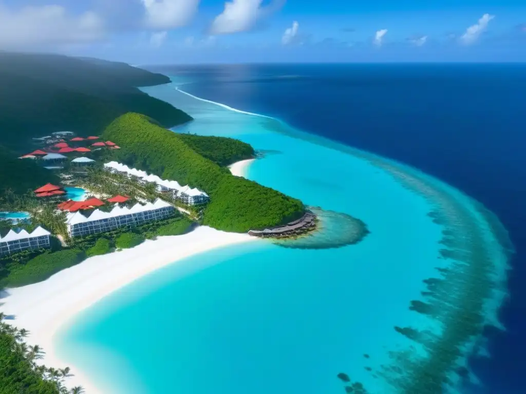 Paraíso caribeño: lujo, aguas turquesa y playas de ensueño Elegante resort en el Caribe: aguas turquesas, playas blancas, villas con piscinas infinitas