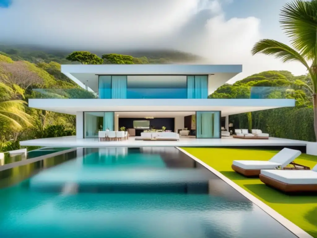 Villa de lujo en México: arquitectura moderna y exclusividad Elegante villa de lujo en México con servicios exclusivos para propietarios de propiedades de lujo
