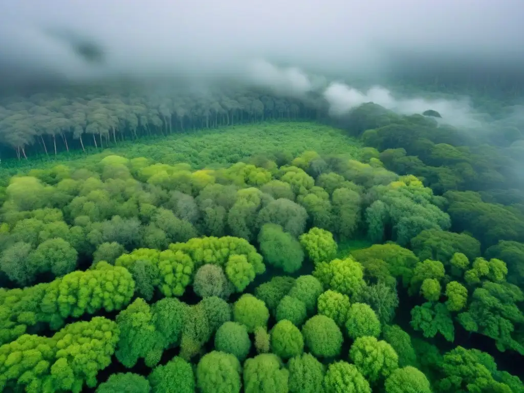 Reforestación sostenible: un bosque renace con esperanza Equipo de conservacionistas plantando árboles nativos en un bosque durante restauración ecológica