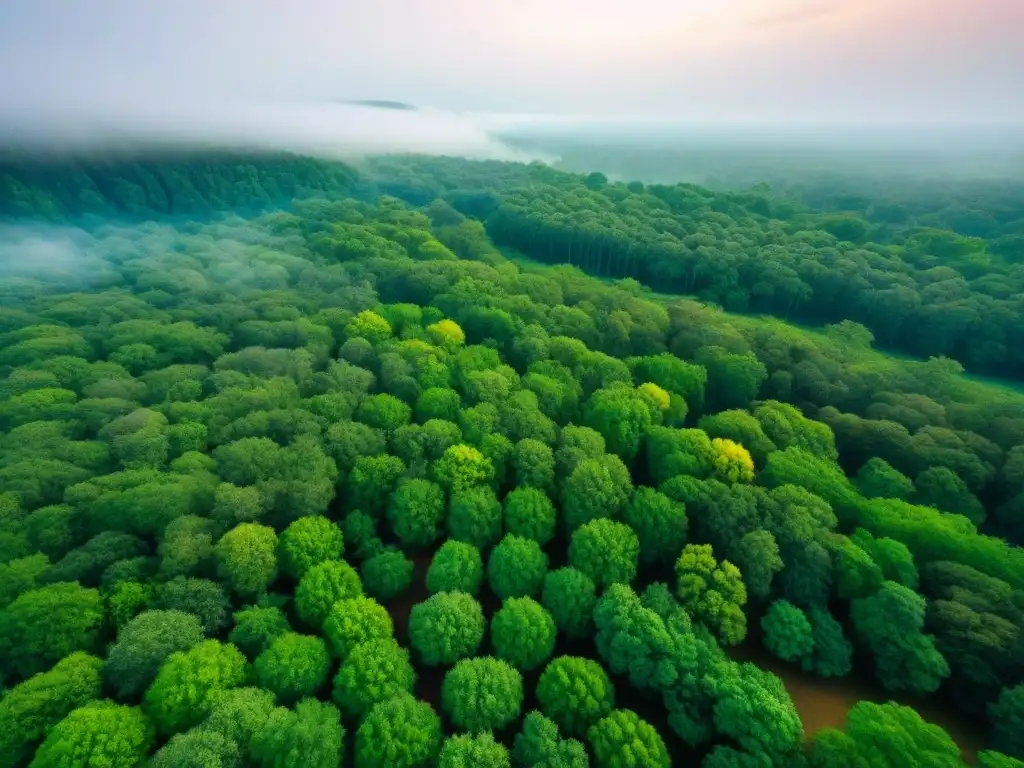 Reforestación sostenible: equipo revitaliza bosque verde Equipo de profesionales revitalizando un bosque, simbolizando progreso y sostenibilidad en financiamiento para proyectos de restauración