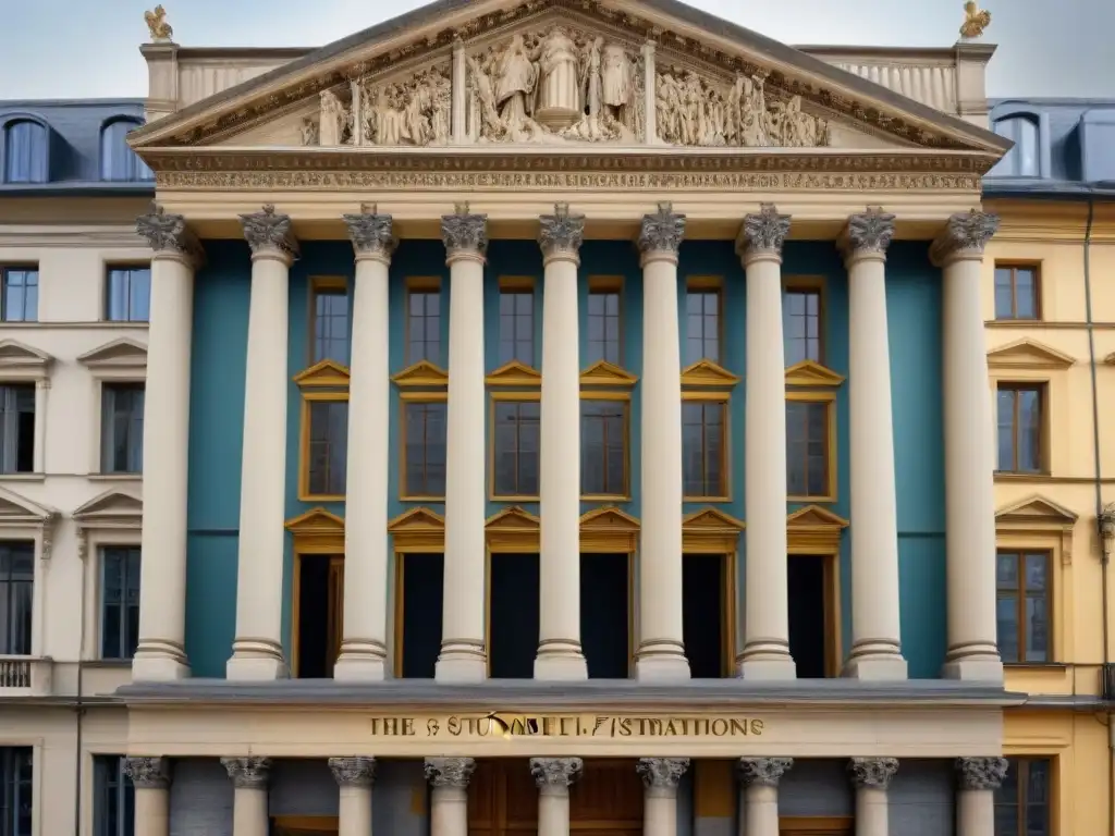 Restauración innovadora de edificio histórico: expertos en acción Equipo de profesionales restaurando fachada histórica con tecnologías sostenibles