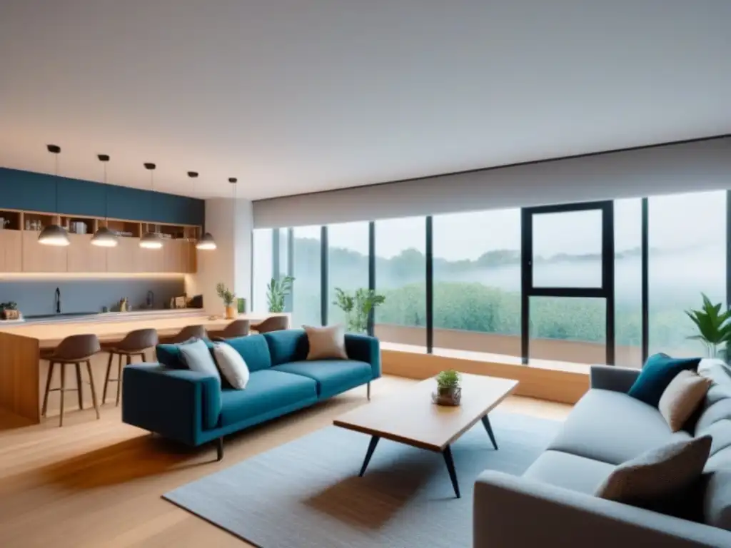 Espacio de vida colaborativa con diseño innovador y ambiente comunitario Un espacio de coliving colaborativo innovador con diseño innovador y personas colaborando