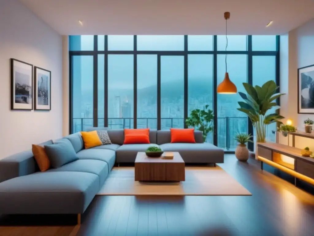Coliving moderno y vibrante: comunidad digital y convivencia compartida Un espacio de coliving moderno y vibrante donde la comunidad se une en actividades compartidas