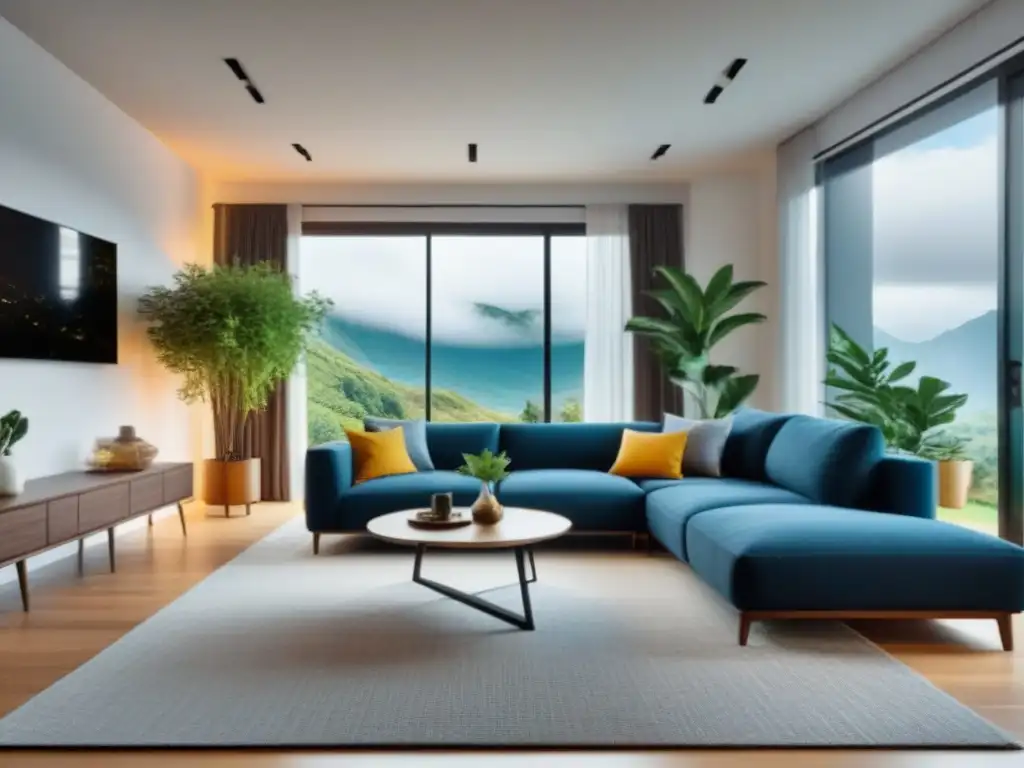 Interior de casa renovada: diseño contemporáneo y lujoso Espacioso y lujoso interior de casa renovada con diseño moderno
