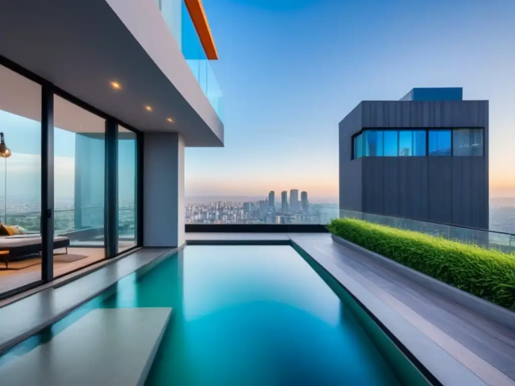 Espectacular complejo de apartamentos en Ciudad de México, con diseño moderno y vistas impresionantes al horizonte