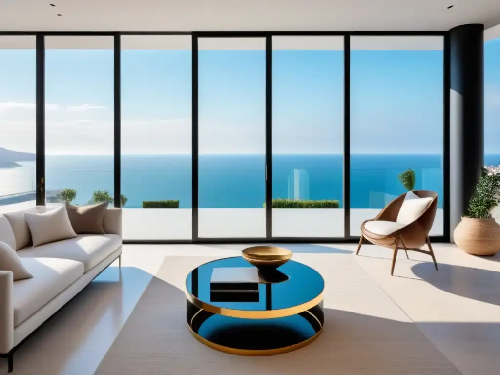 Exclusivo ático de lujo en España con vistas al mar Espectacular penthouse de lujo en España con vistas al mar, piscina en la azotea y diseño contemporáneo