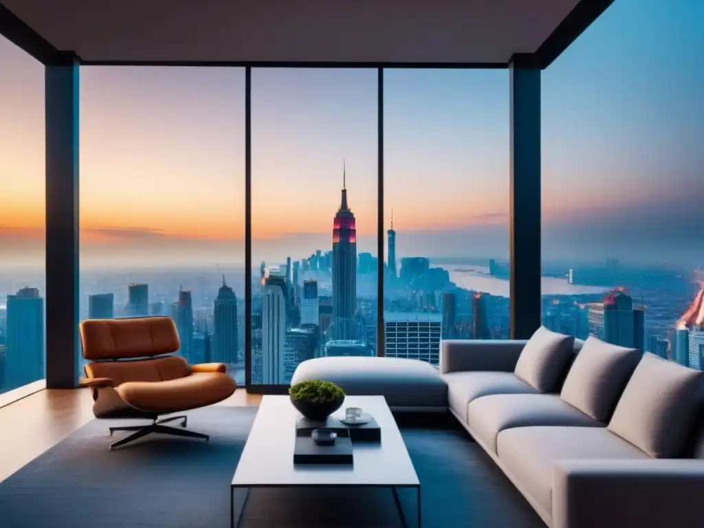 Penthouse de lujo en mercado emergente al atardecer Espectacular penthouse con vista a la ciudad emergente al atardecer