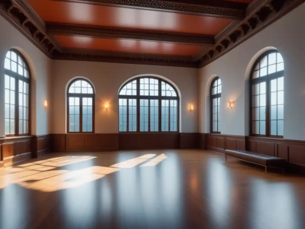 Arquitectura histórica con sistema geotérmico integrado Espléndido edificio histórico con climatización geotérmica integrada, techos ornamentados y tecnología moderna