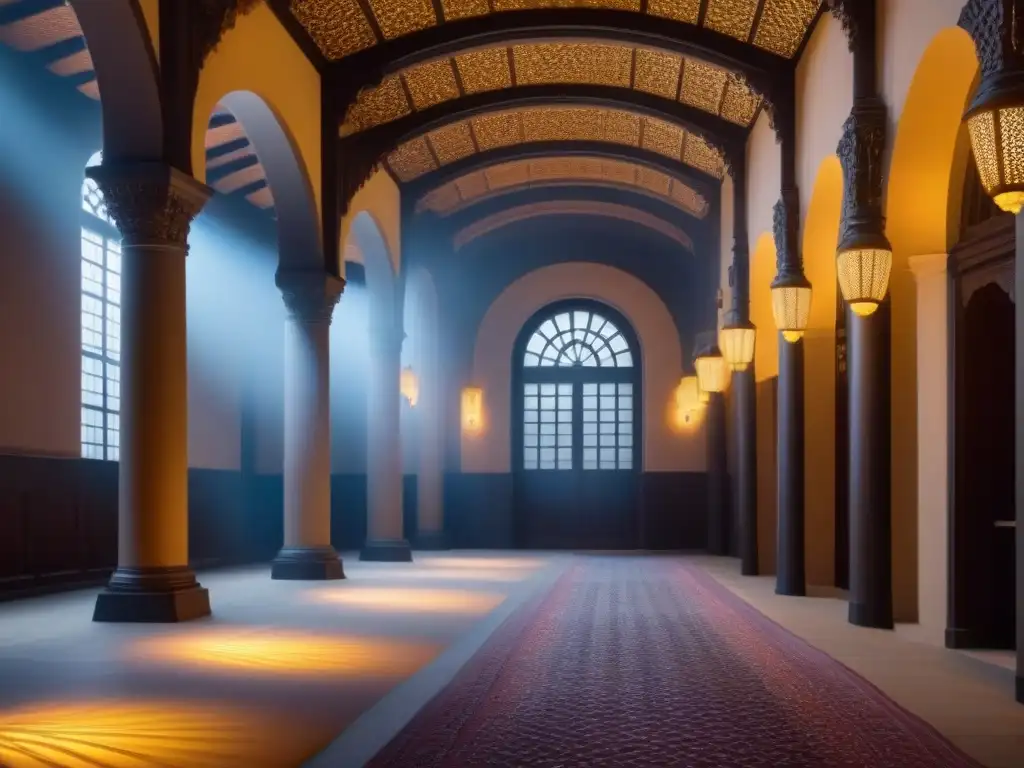 Edificio histórico iluminado: fusión de modernidad y tradición Esplendor arquitectónico iluminado con tecnología LED en espacios patrimoniales, fusionando estética y eficiencia energética