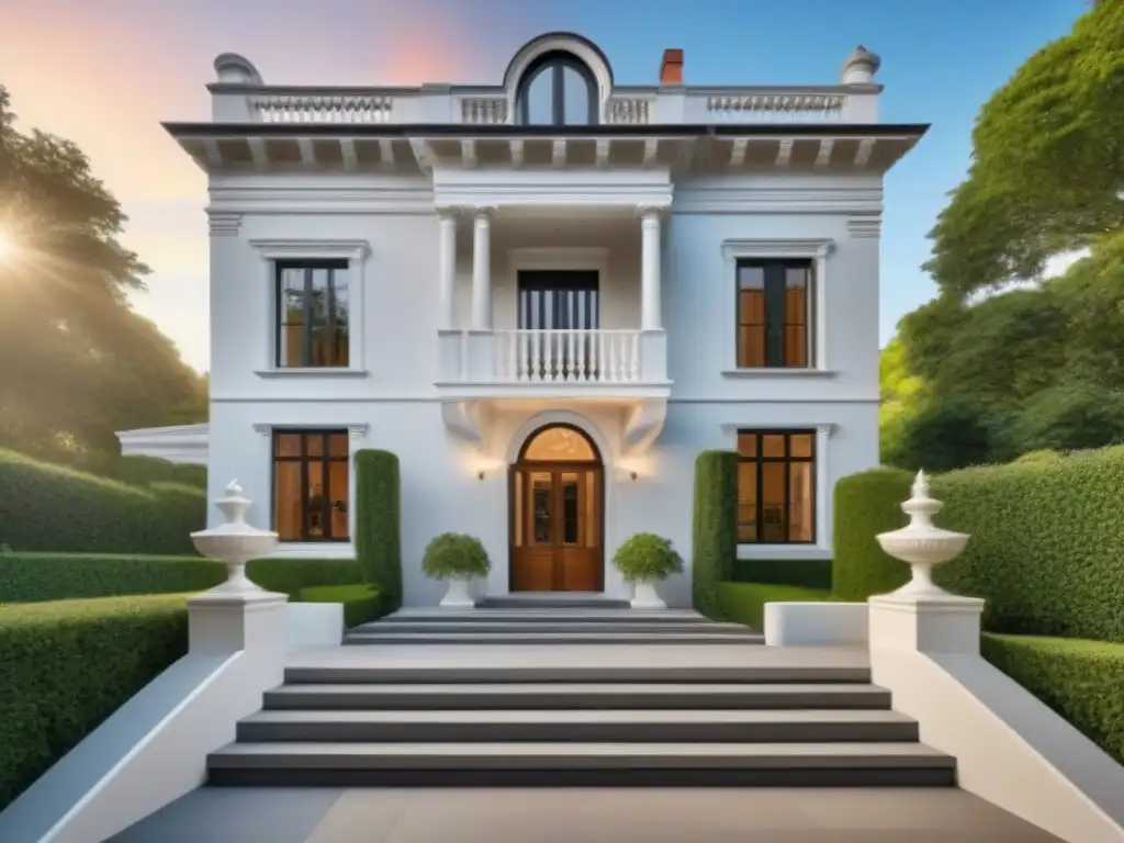 Propiedad histórica restaurada: detalle arquitectónico y elegancia moderna Estrategias de marketing para propiedades históricas restauradas: Detalles arquitectónicos y elegancia se fusionan en una casa renovada con estilo