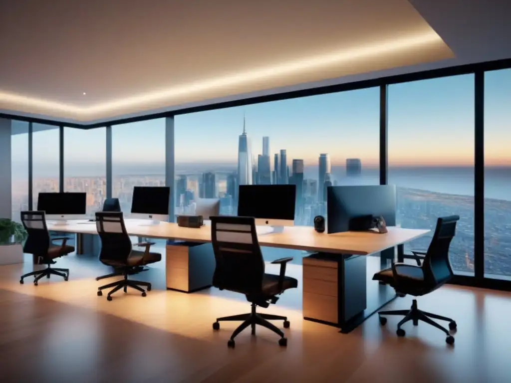 Innovación y equipo en estudio arquitectónico de vanguardia Un estudio arquitectónico moderno y activo con gestión de proyectos inmobiliarios avanzada