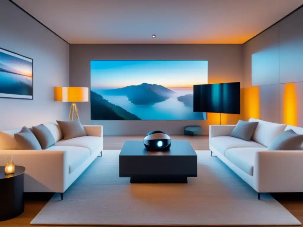 Futuro inmersivo: Realidad aumentada de lujo en 8k Una experiencia inmersiva con IA para mejorar visitas virtuales propiedades, mostrando lujo y tecnología futurista