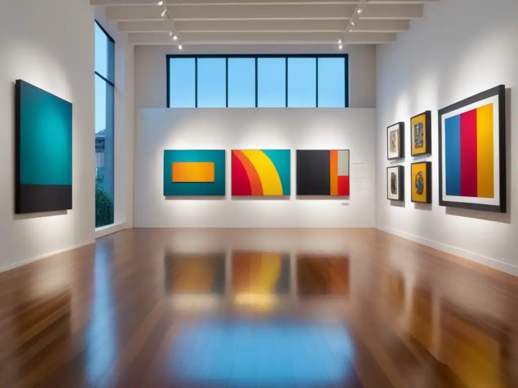 Galería de arte contemporáneo en Sudamérica: lujo y cultura Una galería de arte vibrante y moderna con impacto arte cultura mercado inmobiliario