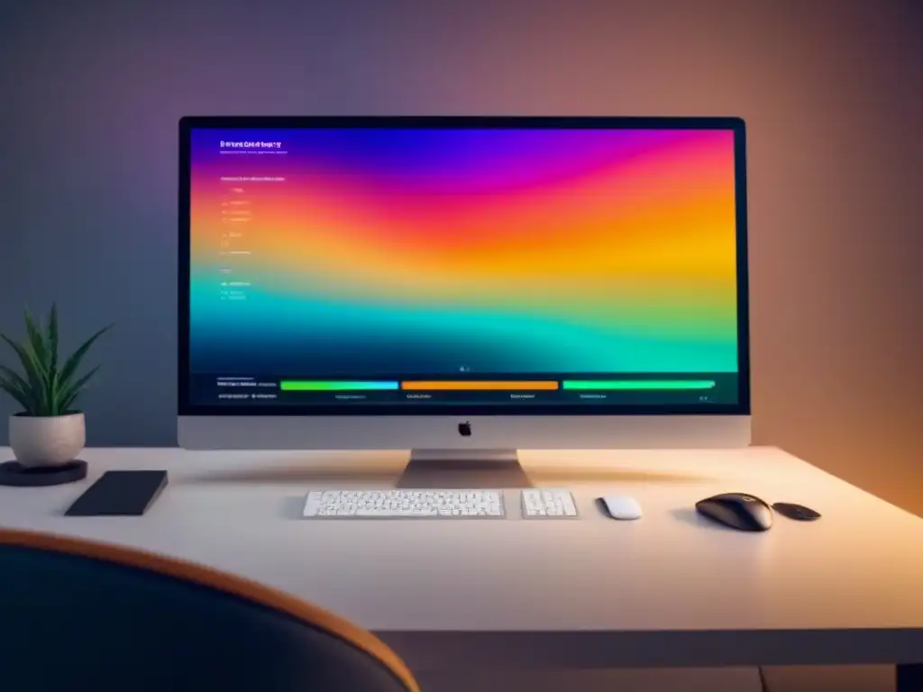 Interfaz digital innovadora para valoración inmobiliaria en tiempo real Gráfico moderno de herramientas valoración propiedades tiempo real con colores vibrantes y diseño futurista