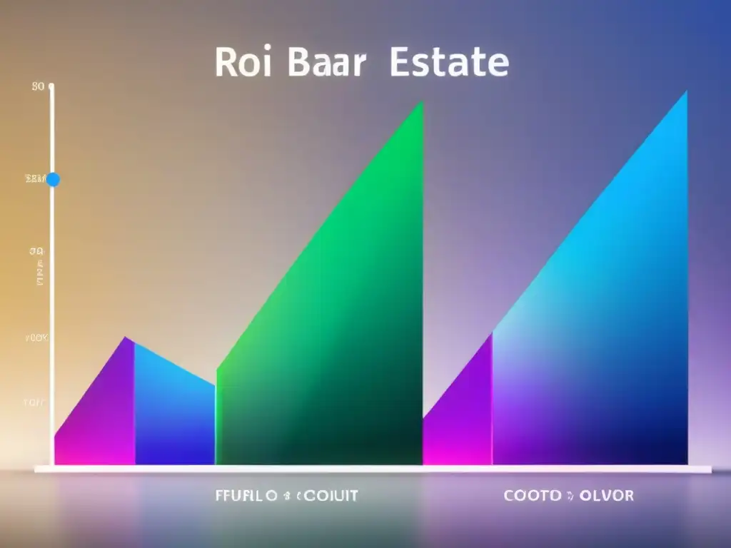 Comparativa ROI vs ROE en Inversiones Inmobiliarias: Detalles en 8k Dos gráficos comparan Diferencias ROI ROE bienes raíces