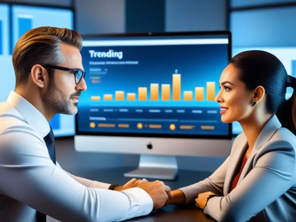 Inversores colaborando en plataforma de crowdfunding inmobiliario Un grupo diverso de pequeños inversores colabora en plataforma de crowdfunding inmobiliario