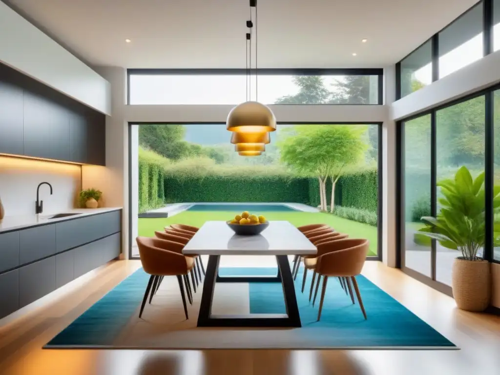 Diseño de cocina y sala renovada: inspiración para tu hogar moderno Un hogar renovado con estilo y elegancia, ideal para inspirar proyectos de renovación con las mejores hipotecas para renovación vivienda